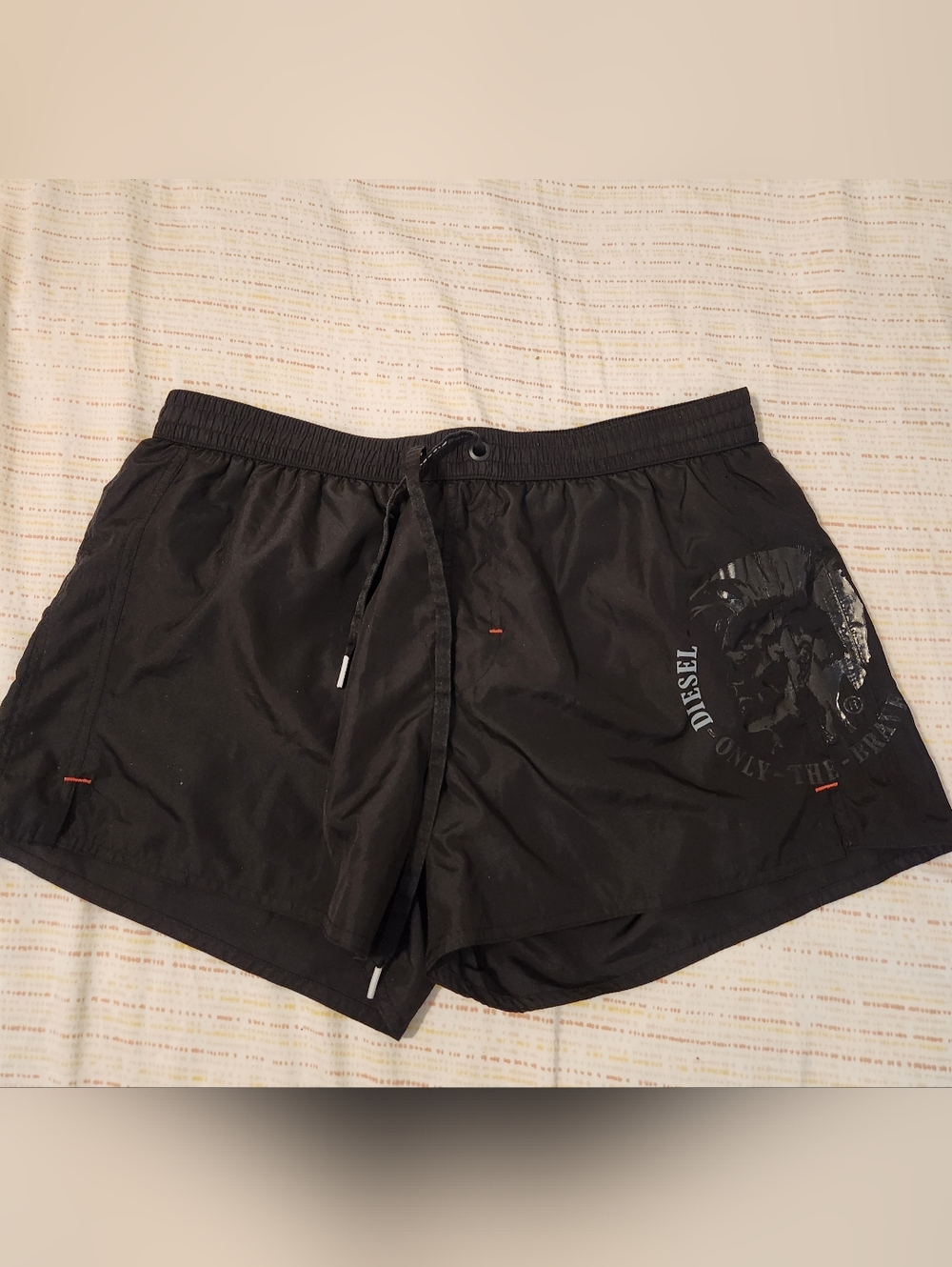 Diesel Black Men's Logo Swim Shorts